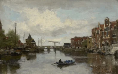 Ansicht einer niederländischen Stadt, 1873