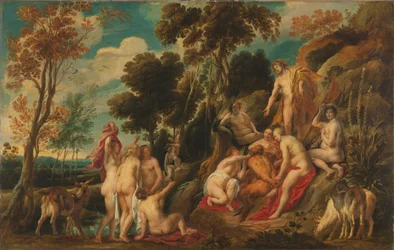 Marsyas von den Musen bestraft