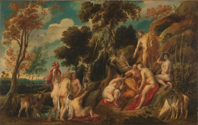 Pan von Nymphen bestraft