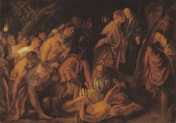 Der Verrat und die Verhaftung Christi in Gethsemane