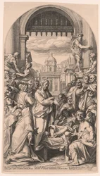 Christus erweckt den toten Sohn der Witwe von Nain