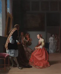 Eine musikalische Gesellschaft, ca. 1668