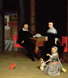 Porträt einer Familie, 1663