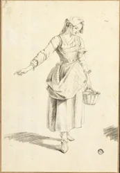 Italienisches Bauernmädchen