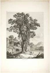 In der Nähe von la Cava, aus Suite de IV Vues Dessinées Dans le Roiaume de Naples