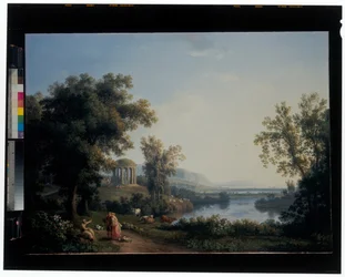 Klassische Flusslandschaft
