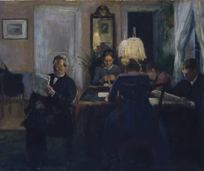 Bei Lampenlicht