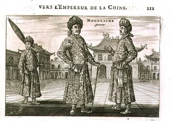 Mongolen, aus einem Bericht einer niederländischen Gesandtschaft nach China
