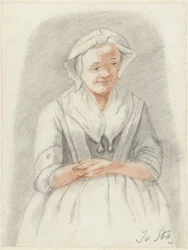 Die Magd beim Heiratsantrag von Reinier Adriaansz