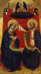 Krönung der Jungfrau (Detail)