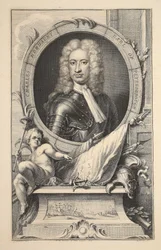Porträt von Charles Mordaunt, Earl of Peterborough, Illustration aus 