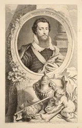 Porträt von Robert Devereux, Earl of Essex, 1601, Illustration aus 