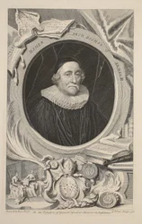 Porträt von Usher, Erzbischof von Armagh, Illustration aus 