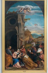 Anbetung der Könige in Anwesenheit der heiligen Helena