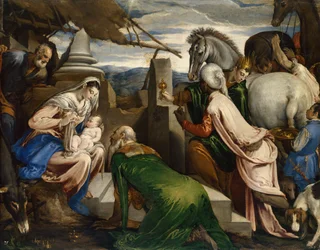 Die Anbetung der Könige, um 1555