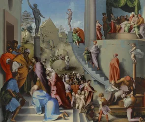 Joseph mit Jakob in Ägypten, wahrscheinlich 1518