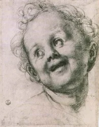 Studie eines Putto für die 