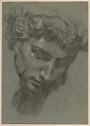 Porträt von Giuliano de’ Medici, nach Michelangelo (recto)