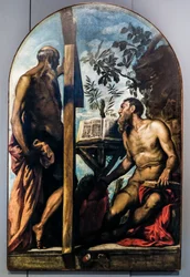 Heiliger Andreas und Heiliger Hieronymus, um 1551-52