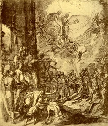 Studie für das Martyrium des heiligen Stephanus, 1913