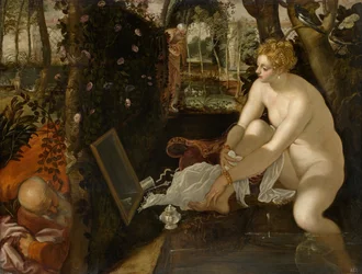 Susanna beim Baden