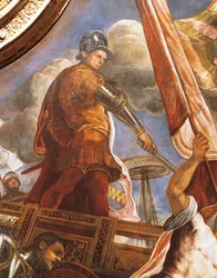 Die Venezianer kämpfen gegen die Aragonesen in Gallipoli (Detail)