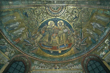 Krönung der Jungfrau Maria, Apsis der Basilica di Santa Maria Maggiore, Rom, 1287-92