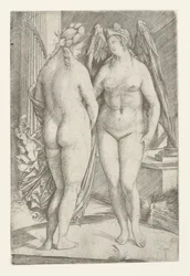 Allegorie mit Victoria und Ruhm