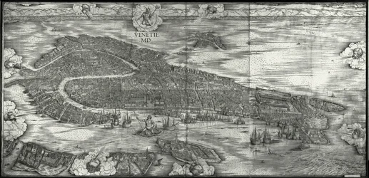 Canale Grande, Karte von Venedig