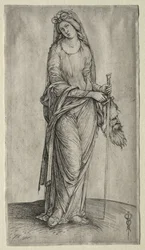 Judith hält den Kopf von Holofernes