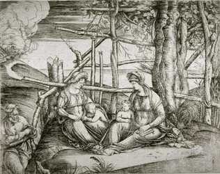 Die Heilige Familie mit der Heiligen Elisabeth