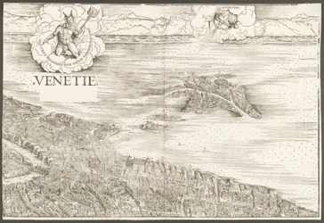 Ansicht von Venedig [oberer Mittelblock], 1500