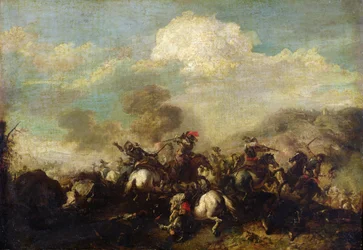 Kampf der Kavallerie