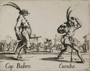 Capitan Babeo - Cucuba, Platte 16 aus Balli di Sfessania