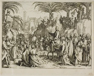 Einzug Christi in Jerusalem, aus dem Neuen Testament