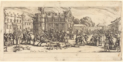 Zerstörung eines Klosters