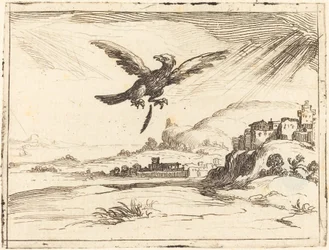 Adler verliert eine alte Feder, 1628