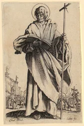 Heiliger Jacobus der Ältere, Blatt 7 der Folge „Jesus, die zwölf Apostel und Maria“