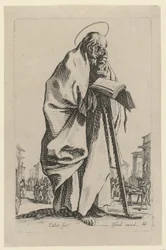 Heiliger Simon, Blatt 14 der Folge "Jesus, die zwölf Apostel und Maria"