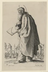 Heiliger Thaddäus oder Heiliger Judas, Blatt 16 der Folge „Jesus, die zwölf Apostel und Maria“