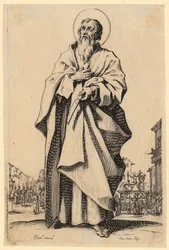 Heiliger Thomas, Blatt 10 der Folge „Jesus, die zwölf Apostel und Maria“