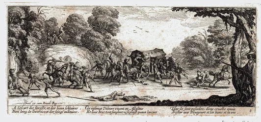 Die Elendigkeiten und Unglücke des Krieges