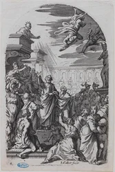 Die Bilder Roms, der Sturz Simons des Magiers