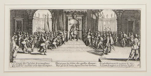 Die großen Elenden des Krieges: Nr. 18 - Verteilung der Belohnungen