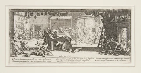 Die großen Elendnisse des Krieges: Nr. 5 - Die Plünderung