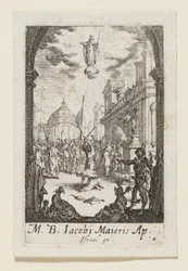 Martyrium des heiligen Jakobus des Älteren (M. B. Jacobi Maioris)