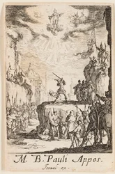 Martyrium des Heiligen Paulus, Platte zwei aus Die Martyrien der Apostel