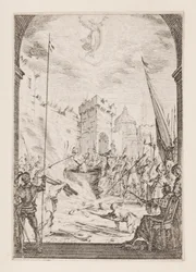 Martyrium des Hl. Johannes des Evangelisten, Nr. 2 aus Das Martyrium der Apostel