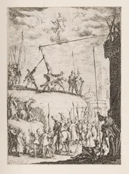 Martyrium des Heiligen Petrus, Nr. 4 aus Das Martyrium der Apostel