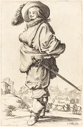 Edelmann mit Pelzplastron